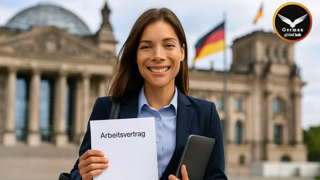 سریعترین مسیر دریافت بلوکارت آلمان در سال 2026، جرمن گلوبال هاب