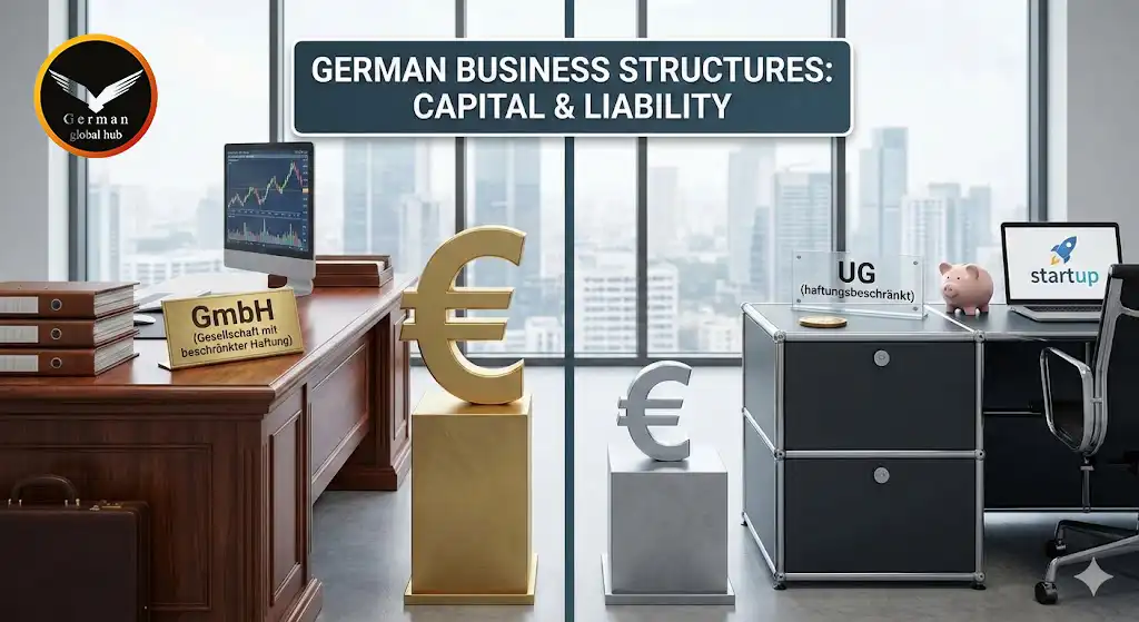 ساختار حقوقی شرکت‌ها: GmbH یا UG، جرمن گلوبال هاب