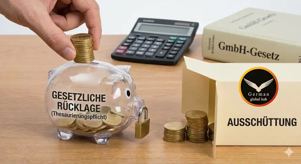 قانون ذخیره اجباری (Thesaurierungspflicht)، جرمن گلوبال هاب