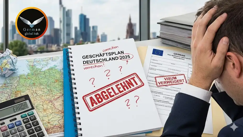 پنج اشتباه رایج در نوشتن بیزینس پلن برای ثبت شرکت در آلمان و دلایل ریجکتی ویزا، جرمن گلوبال هاب