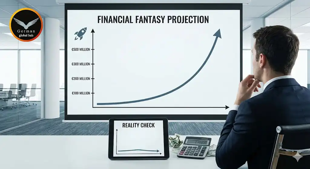 اعداد تخیلی و "نمودار چوب هاکی" (Financial Fantasy)، جرمن گلوبال هاب