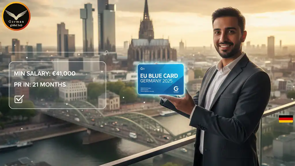 چطور میتوان برای شرایط دریافت بلوکارت آلمان در سال ۲۰۲۵ اقدام کرد، جرمن گلوبال هاب