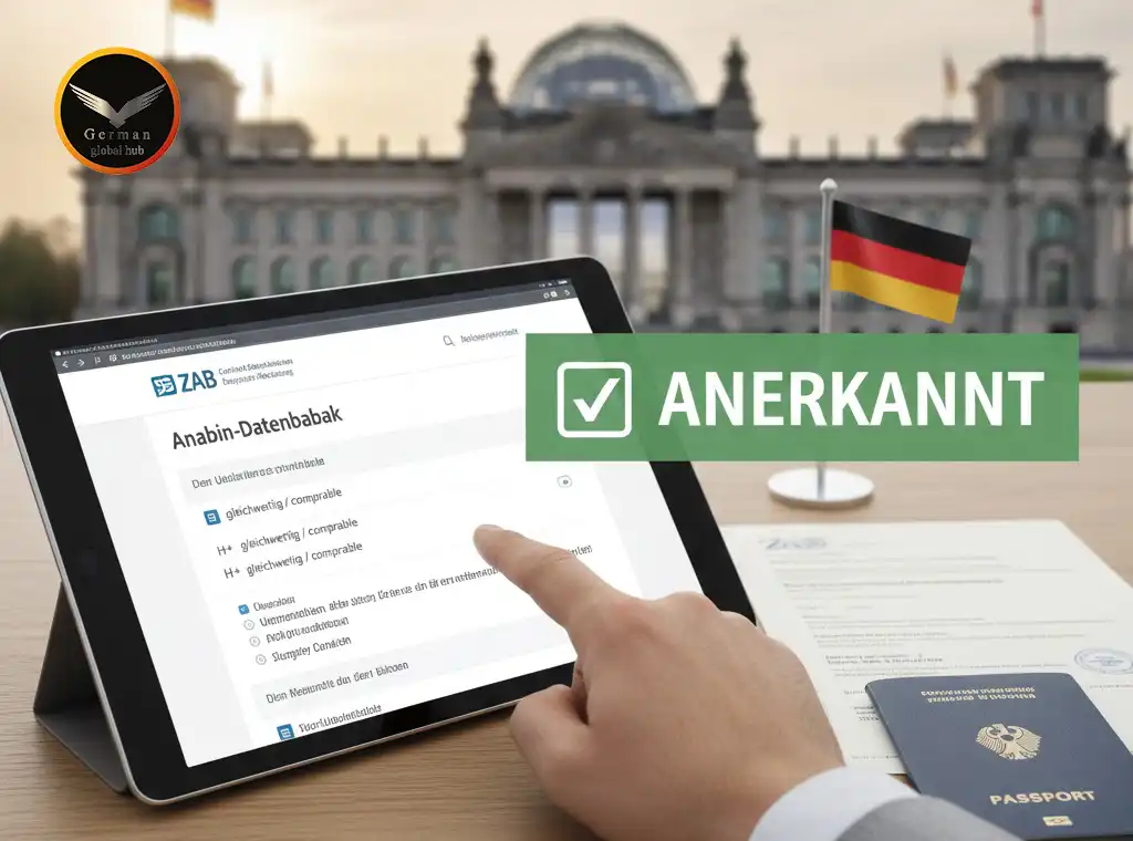 مدارک تحصیلی و تاییدیه آن‌ها (آنابین)، جرمن گلوبال هاب