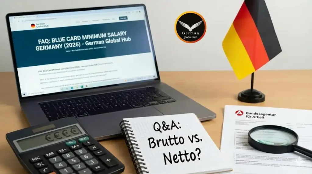 سوالات متداول درباره حداقل حقوق لازم برای بلوکارت آلمان: پاسخ به تمام ابهامات، جرمن گلوبال هاب