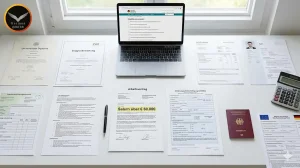 مدارک لازم برای حداقل حقوق لازم برای بلوکارت آلمان چیست: چک‌لیست کامل، جرمن گلوبال هاب