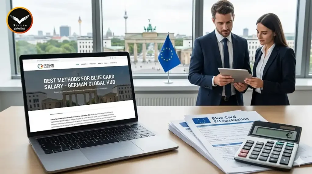 بهترین روش برای رسیدن به حداقل حقوق لازم برای بلوکارت آلمان: راهنمای استراتژیک، جرمن گلوبال هاب