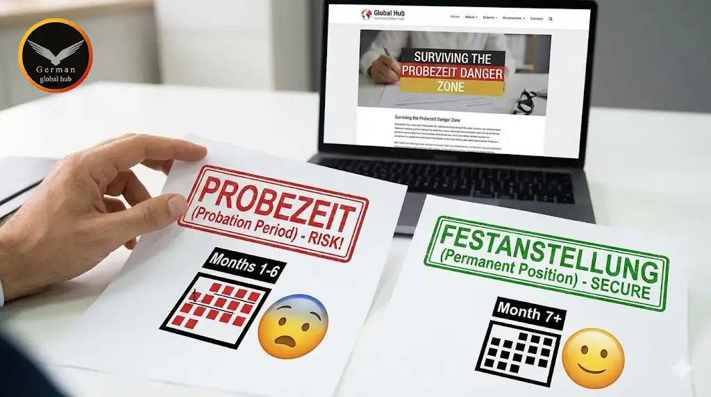 واقعیت ششم: خطر دوره آزمایشی (Probezeit)، جرمن گلوبال هاب